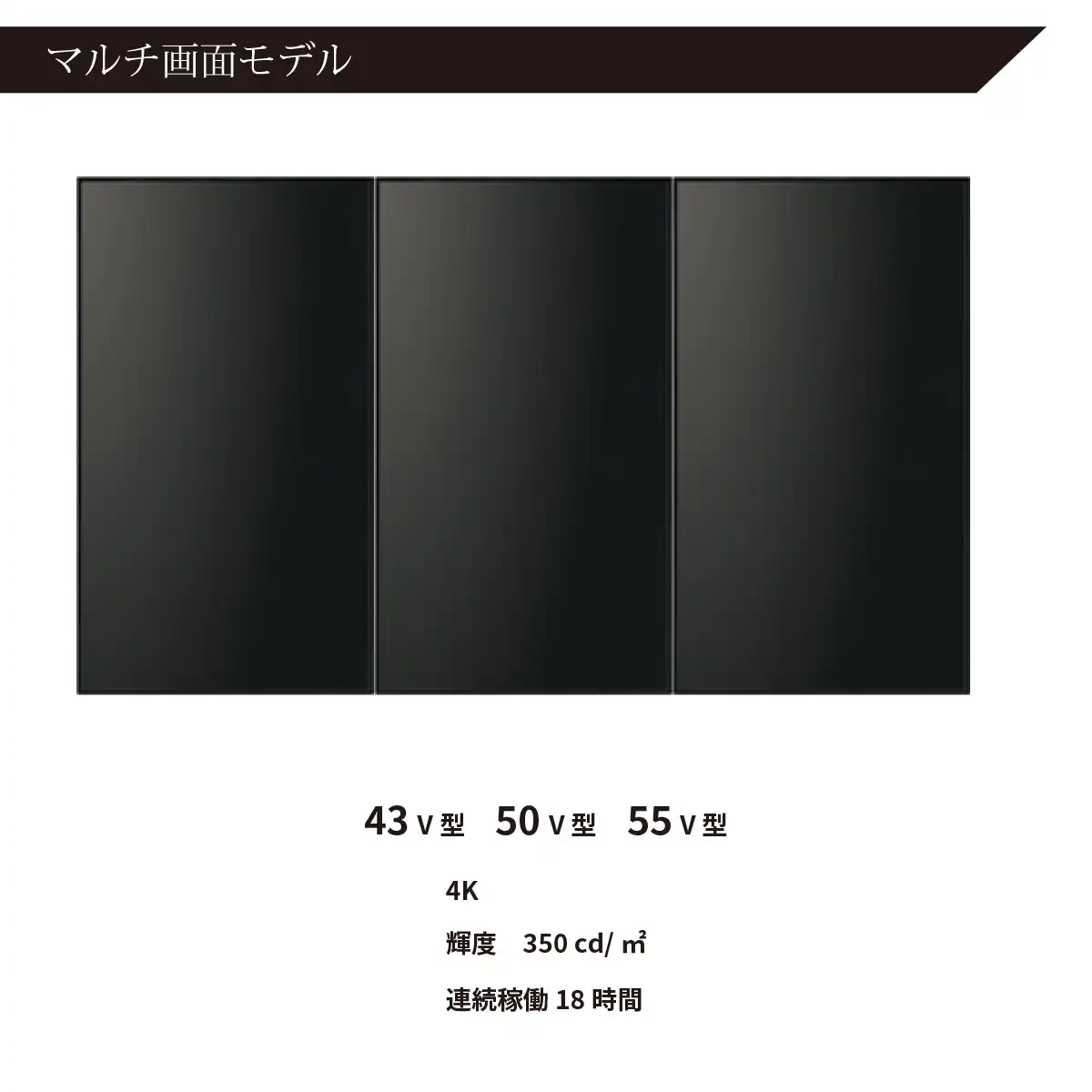 様々なコンテンツ放映に優れたデジタルサイネージモニターはマルチ画面モデル